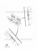 SOUPAPE pour Yamaha MT07A de 2014