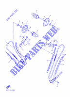 ARBRE A CAMES / CHAINE DE DISTRIBUTION pour Yamaha XV950 - XVS950CU de 2014