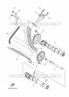 ARBRE A CAMES / CHAINE DE DISTRIBUTION pour Yamaha XT1200Z de 2014