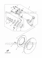ETRIER DE FREIN ARRIERE pour Yamaha XT1200Z de 2014