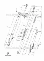 FOURCHE pour Yamaha XT1200Z de 2014