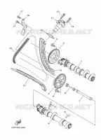 ARBRE A CAMES / CHAINE DE DISTRIBUTION pour Yamaha XT1200Z de 2014