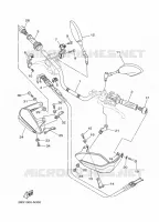 GUIDON ET CABLES pour Yamaha XT1200Z de 2014