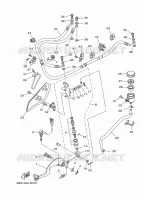 MAITRE CYLINDRE DE FREIN ARRIERE pour Yamaha XT1200Z de 2014