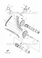 ARBRE A CAMES / CHAINE DE DISTRIBUTION pour Yamaha XT1200Z de 2014