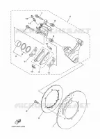 ETRIER DE FREIN ARRIERE pour Yamaha XT1200Z de 2014