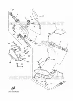 GUIDON ET CABLES pour Yamaha XT1200Z de 2014