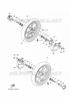 ROUE AVANT pour Yamaha MW125 de 2014