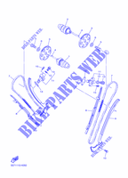ARBRE A CAMES / CHAINE DE DISTRIBUTION pour Yamaha XV 950 R BOLT de 2014