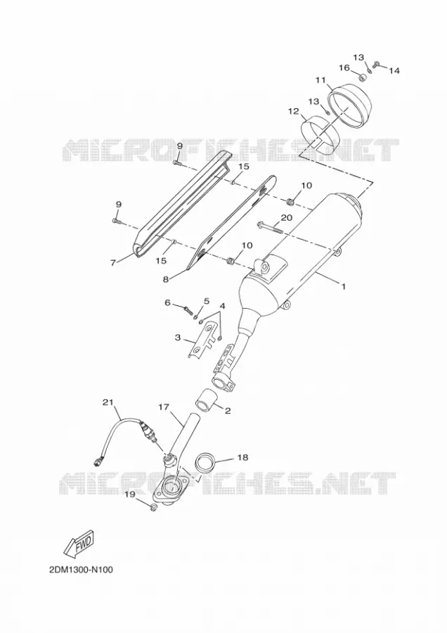 ECHAPPEMENT Yamaha SCOOTER 125 2014 XMAX  YP125R
