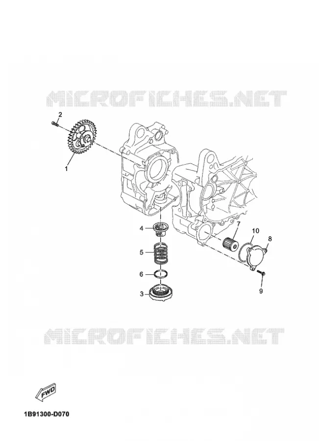 POMPE A HUILE Yamaha SCOOTER 125 2014 XMAX  YP125R