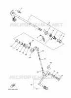 AXE DE SELECTEUR / PEDALE pour Yamaha XT1200ZE de 2014