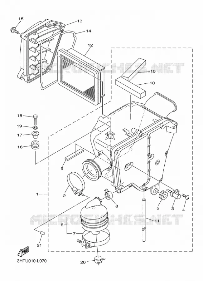 ADMISSION Yamaha MOTO 400 2014 SR  SR400