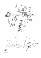 DIRECTION pour Yamaha DT125 de 2014