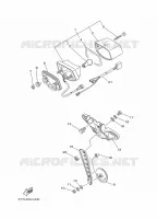 FEU ARRIERE pour Yamaha DT125 de 2014