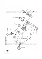 RESERVOIR D'HUILE pour Yamaha DT125 de 2014