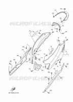 COUVERCLE LATERAL pour Yamaha XC125E de 2014