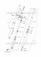 FOURCHE pour Yamaha YBR 125 de 2014