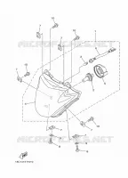 PHARE  pour Yamaha YBR 125 de 2014