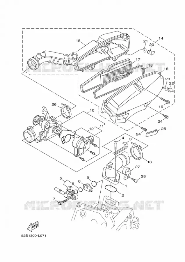 ADMISSION Yamaha SCOOTER 151 2014 XENTER  HW151