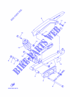 BRAS OSCILLANT / AMORTISSEUR pour Yamaha CRYPTON 135 X de 2014