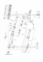 FOURCHE pour Yamaha CW50 de 2014