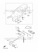 SELLE pour Yamaha DIVERSION 600 F de 2015