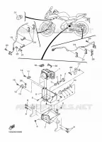 PARTIE ELECTRIQUE 3 pour Yamaha DIVERSION 600 F ABS de 2015