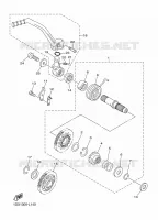 2S21100 E080 pour Yamaha WR450F de 2015