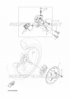 ETRIER DE FREIN ARRIERE pour Yamaha NS50 de 2015
