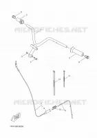 GUIDON ET CABLES pour Yamaha NS50 de 2015