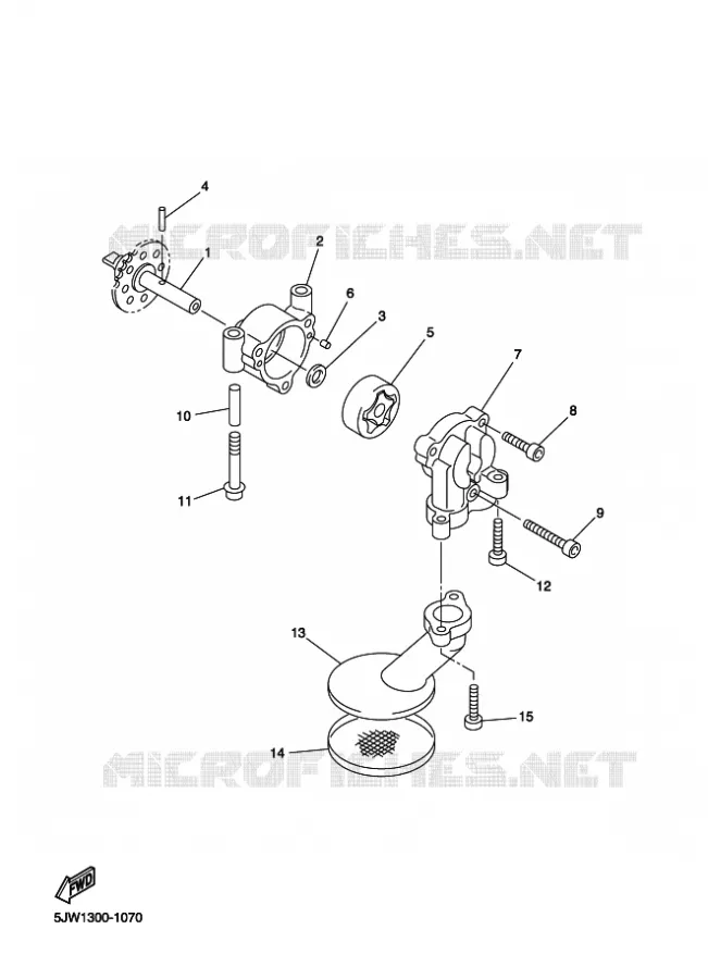 POMPE A HUILE Yamaha MOTO 1300 2015 FJR  FJR1300AE