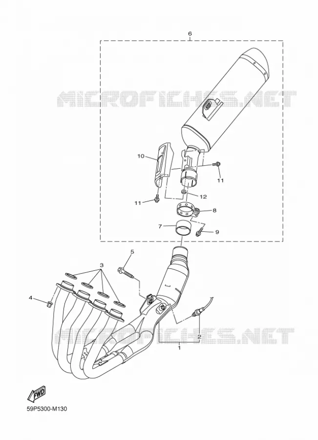 ECHAPPEMENT Yamaha MOTO 800 2015 FAZER  FZ8-S