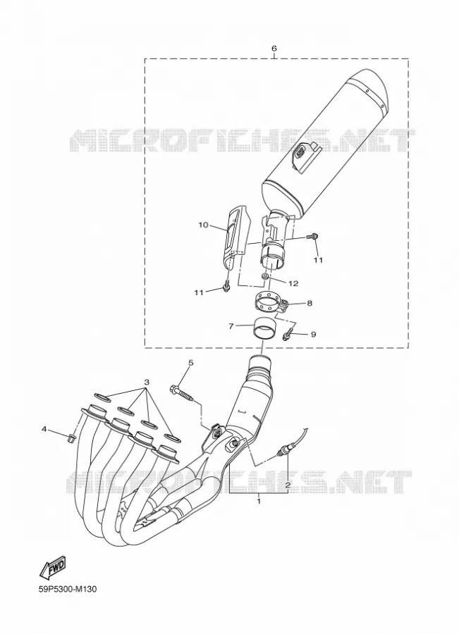 ECHAPPEMENT Yamaha MOTO 800 2015 FAZER  FZ8-S