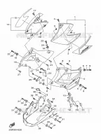 COUVERCLE LATERAL 2 pour Yamaha XJ6N de 2015