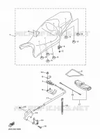 SELLE pour Yamaha XJ6N de 2015