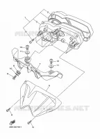 COMPTEUR  pour Yamaha XJ6N de 2015