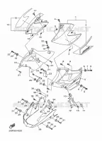 COUVERCLE LATERAL 2 pour Yamaha XJ6N de 2015