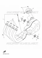 ECHAPPEMENT pour Yamaha XJ6N de 2015
