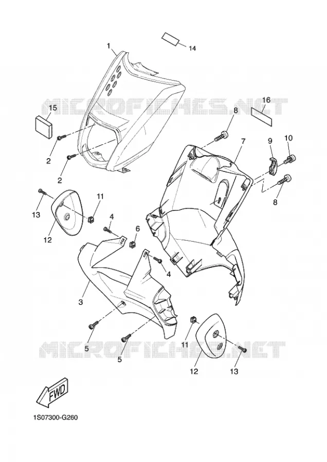 PROTEGE JAMBES Yamaha SCOOTER 50 2010 SLIDER  EW50NSLIDER