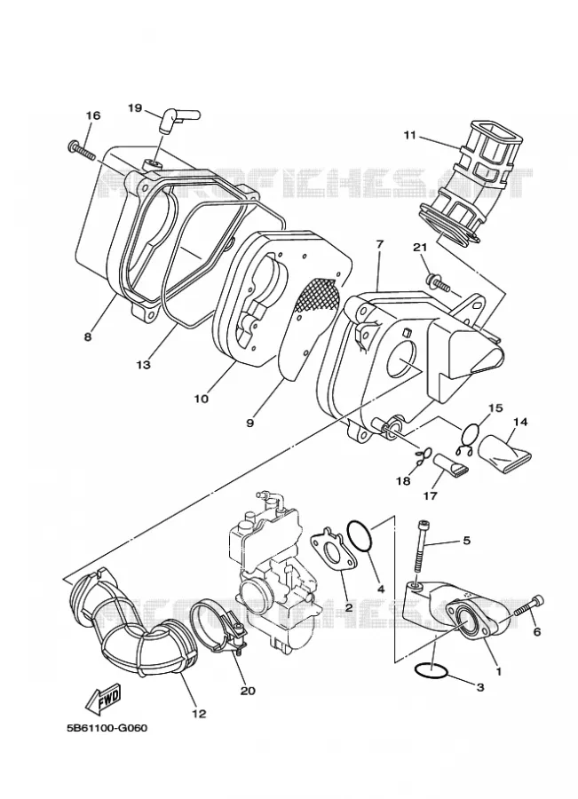 ADMISSION Yamaha MOTO 110 2016 TTR  TT-R110E