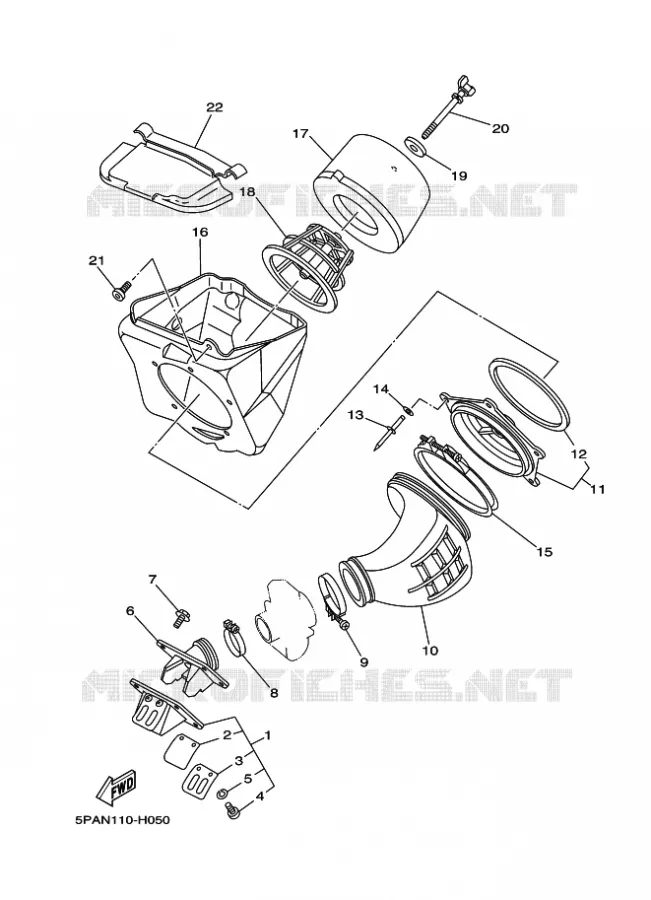 ADMISSION Yamaha MOTO 85 2016 YZ  YZ85LW