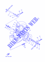 ROUE ARRIERE pour Yamaha YZ85 de 2015