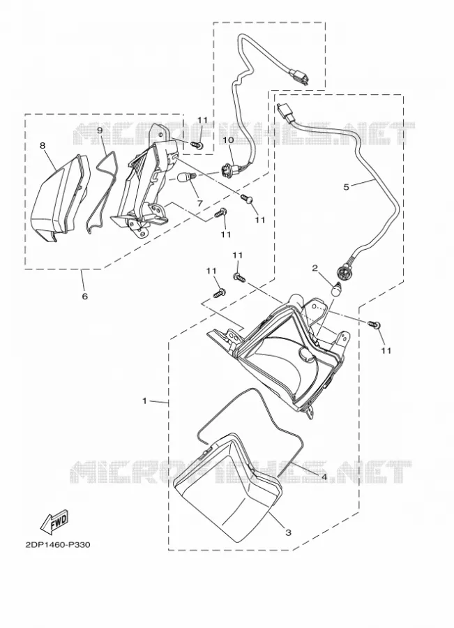 CLIGNOTANT 1 Yamaha SCOOTER 125 2015 NMAX  GPD125-A