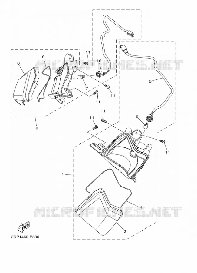 CLIGNOTANT 1 Yamaha SCOOTER 125 2015 NMAX  GPD125-A