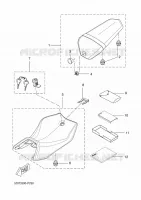 SELLE pour Yamaha MT 125 ABS de 2015