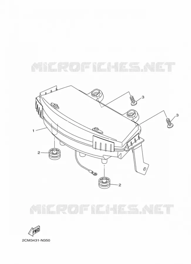 COMPTEUR  Yamaha SCOOTER 125 2015 TRICITY ABS  MW125ATRICITY