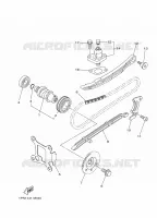 ARBRE A CAMES / CHAINE DE DISTRIBUTION pour Yamaha MW125 de 2014