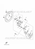 ETRIER DE FREIN ARRIERE pour Yamaha MW125 de 2014