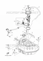 RESERVOIR A ESSENCE pour Yamaha MW125 de 2014